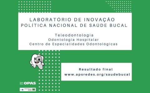 Ministério da Saúde e OPAS/OMS Brasil divulgam resultado do Laboratório de Inovação – Política Nacional de Saúde Bucal; sete experiências inovadoras serão divulgadas em lives