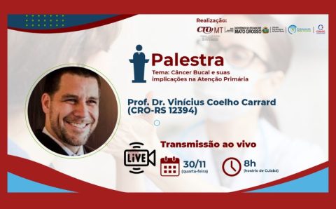 CRO-MT realiza palestra de Prevenção ao Câncer Bucal