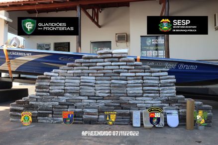 A CASA CAIU: Gefron apreende drogas e dá prejuízo de R$ 5,4 mi ao tráfico