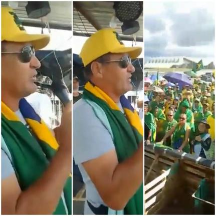 MT:  EMPRESÁRIO DE JURUENA:   Bolsonarista de MT convoca atiradores para protestos em Brasília