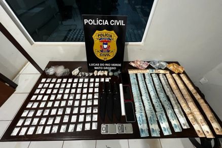 TRIO TRAFICANTE: Trio é preso em flagrante por tráfico de drogas no interior