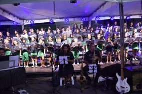 Alunos da rede municipal de ensino apresentam espetáculo do ‘Coral Canto da Gurizada’ em evento no Sesc Arsenal