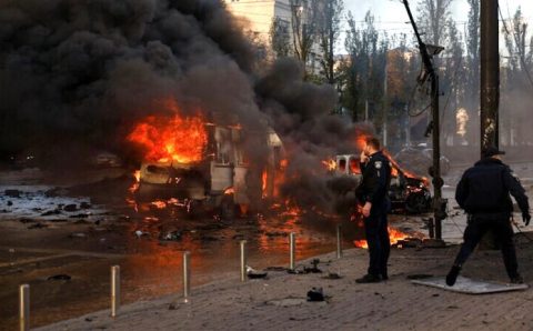 Kiev celebra defesas aéreas após ataques de mísseis russos