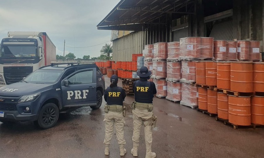 AGROTÓXICO PRF: participa de ação para incineração de agrotóxicos ilegais apreendidos em Mato Grosso