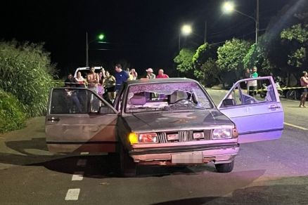 CRIME EM SORRISO: Homem é perseguido e morto a tiros dentro de carro em MT