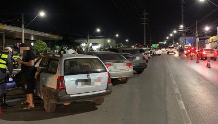 LEI SECA PM: prende oito motoristas por embriaguez em avenidas de Cuiabá
