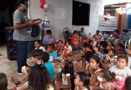 MT:  AJUDE:  ONG de VG oferece donativos e aulas à comunidade carente