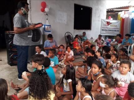 MT:  AJUDE:  ONG de VG oferece donativos e aulas à comunidade carente