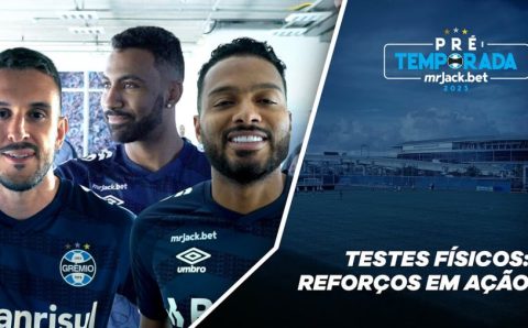 Reforços do Grêmio fazem testes físicos no CT