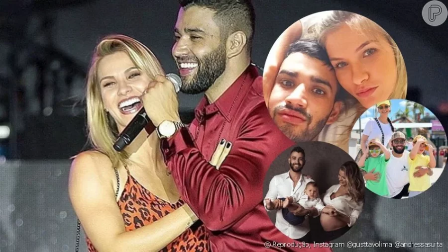 Gusttavo Lima faz post emocionante no aniversário de Andressa Suita e valoriza relação: ‘Mais de 10 anos’