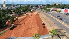 Prefeitura inicia construção de nova rotatória na Avenida República do Líbano; Investimento será superior a R$ 1 milhão