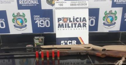 Sitiante é preso por atirar em cães de sua propriedade na frente das filhas em Barra do Garças