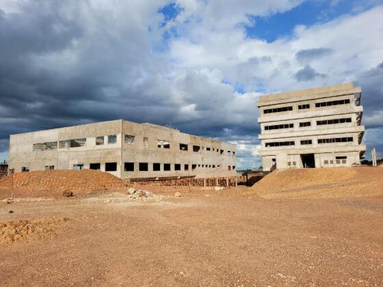 MT:  CRONOGRAMA:   Obras do novo Hospital Universitário estão com 15% do total executado