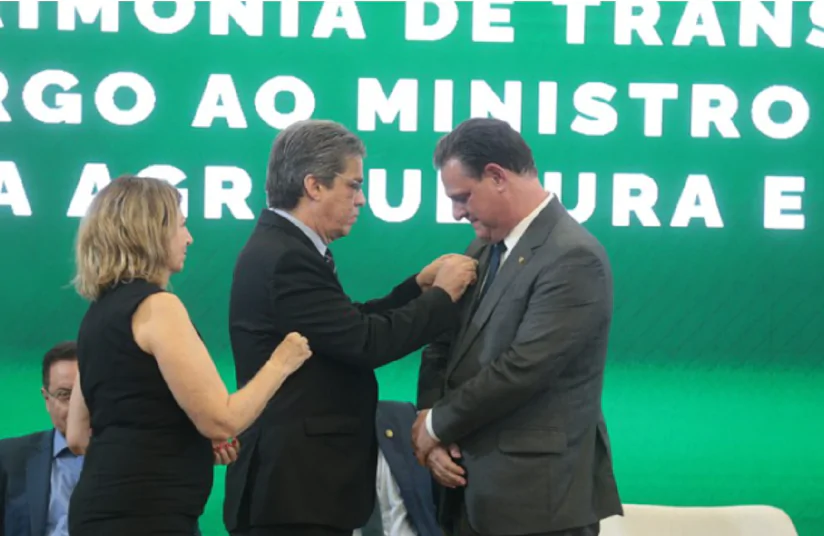 MT:    Cerimônia de transição no Ministério da Agricultura é realizada em Brasília