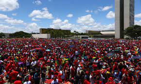 Milhares vem a Brasília para festejar a posse de Lula