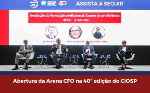 Abertura da Arena CFO na 40ª edição do CIOSP