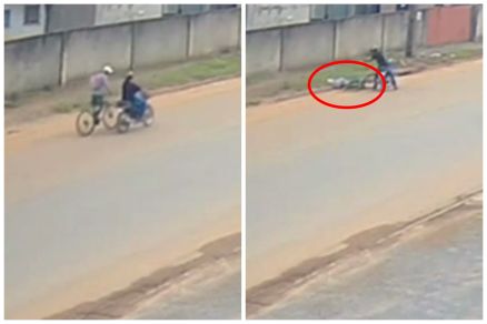 CIDADE DO MEDO: Câmera flagra homem sendo assassinado a tiros no interior de MT