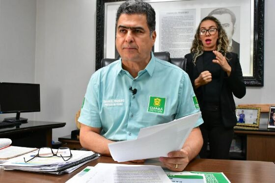 MT:  CHIPAGEM DE ANIMAIS:   Emanuel demite servidor alvo de operação que investiga esquema em contrato da Saúde de Cuiabá