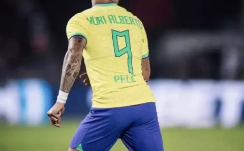 Yuri Alberto fala em “sonho de criança” após estreia com a Seleção Brasileira