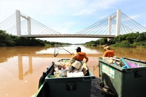 Balsa Ecológica e avanços no tratamento de esgoto ajudam na preservação dos rios Cuiabá e Coxipó