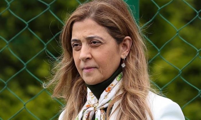 Leila Pereira toma posse para segundo mandato na presidência do Palmeiras