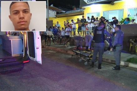 SEM DEFESA: Câmera flagra rapaz sendo assassinado em distribuidora em MT