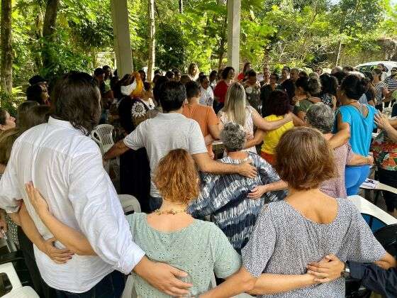 MT:  NO HORTO FLORESTAL:  Terapia comunitária promovida pela Escola de Saúde Pública reúne cerca de 100 pessoas