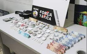 Força Tática prende homem com 61 porções de drogas em Nova Mutum