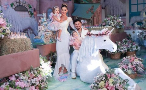 Virgínia Fonseca usa vestido de marca de luxo em festa da filha e impressiona: ‘Pelo amor de Deus’. Detalhes do look!