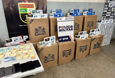 EM VÁRZEA GRANDE: PM prende homem por contrabando e apreende 17 caixas de cigarros