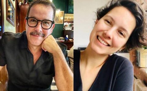 Murilo Benício surge em foto rara com Cecilia Malan durante jantar em Londres