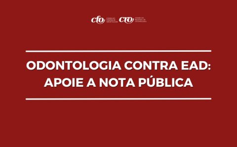 Odontologia contra EAD: apoie a Nota Pública”