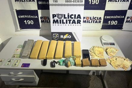 APREENSÃO: PM prende homem por tráfico e falsidade ideológica em Cuiabá