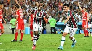 Artilheiros do Fluminense, Arias e Cano comemoram momento da equipe