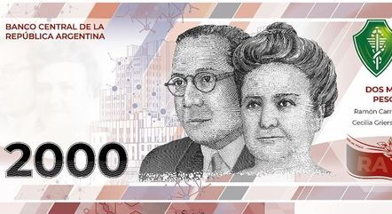 Com inflação recorde, Argentina lança nota de 2.000 pesos, que equivale a R$ 20
