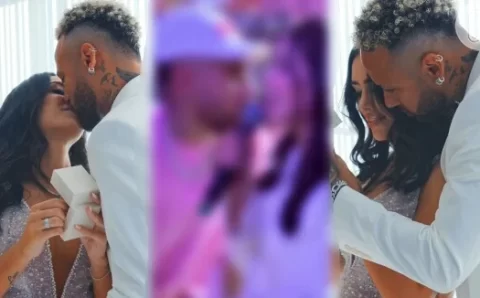 Bruna Biancardi e Neymar postam vídeo com música romântica de Sandy, após traição, e web reage com ranço: ‘Maldito algoritmo’