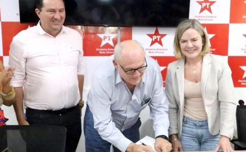 MT:  Ato em Cuiabá:  Empresário do agro se filia ao PT e mira a prefeitura de Rondonópolis