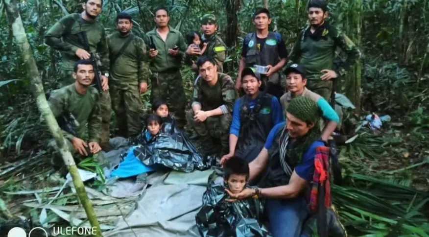Crianças que sobreviveram a queda de avião na Colômbia são encontradas após 40 dias