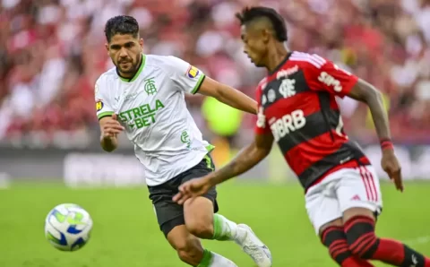 Bruno Henrique comemora retorno e analisa empate do Flamengo com o América-MG