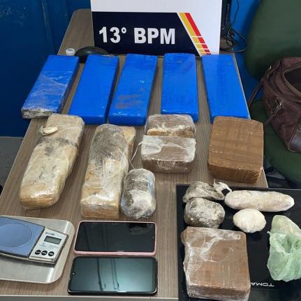 Traficante é preso com drogas de facção criminosa em Lucas do Rio Verde