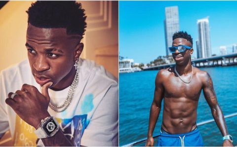 Vini Jr é visto em clima de romance com ex-bailarina do Faustão em show