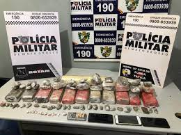 Rotam prende homem e apreende adolescente com tabletes e porções de maconha