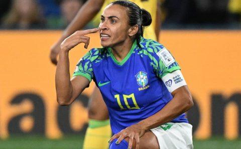 Marta lamenta eliminação do Brasil e confirma última Copa do Mundo: “Acaba por aqui”