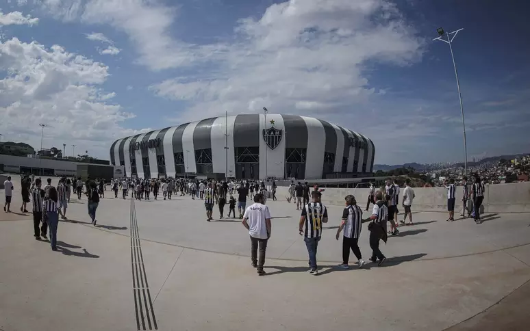 Torcida do Atlético-MG esgota ingressos para estreia da Arena MRV em duelo diante do Santos, pelo Brasileiro
