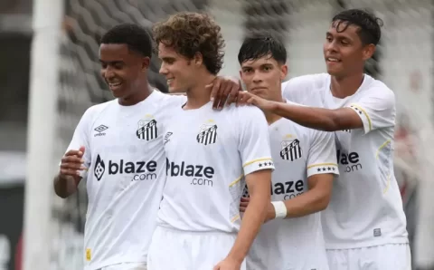 Santos goleia o Capivariano na despedida da segunda fase do Paulistão sub-20