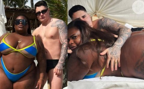Jojo Todynho posa de biquíni fio-dental em viagem romântica com o marido. Veja fotos!