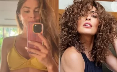 Grazi Massafera mostra barriga trincada no Instagram e deixa até Juliana Paes passada: ‘Humilha’