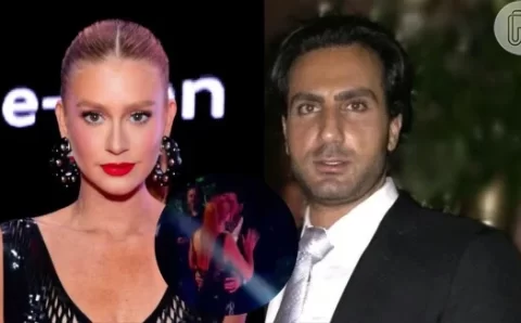 Assumiu! Marina Ruy Barbosa beija novo namorado em evento da Ginger, marca de roupas da atriz