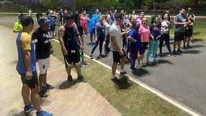 Seplag promove treino coletivo no Parque das Aguas em alusão ao Dia Nacional de Combate ao Tabagismo