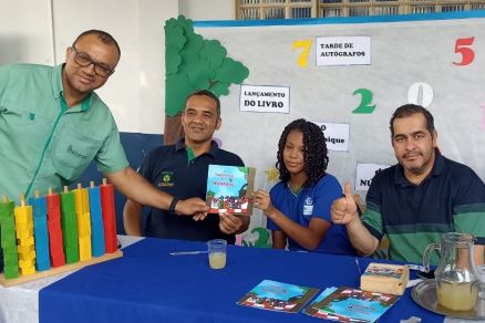 MT:  Estudante da rede estadual de MT faz ilustrações para livro infantil